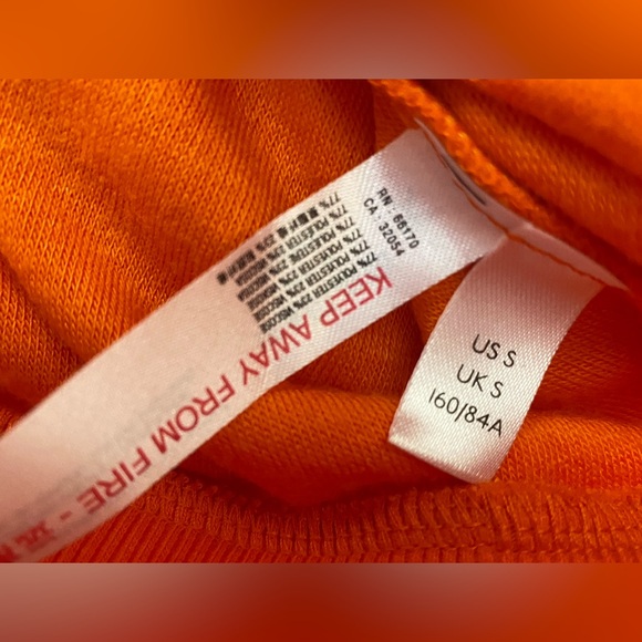 Out From Under by Urban Outfitters. Size small. Orange zip up short sleeve. NWT - Picture 6 of 6